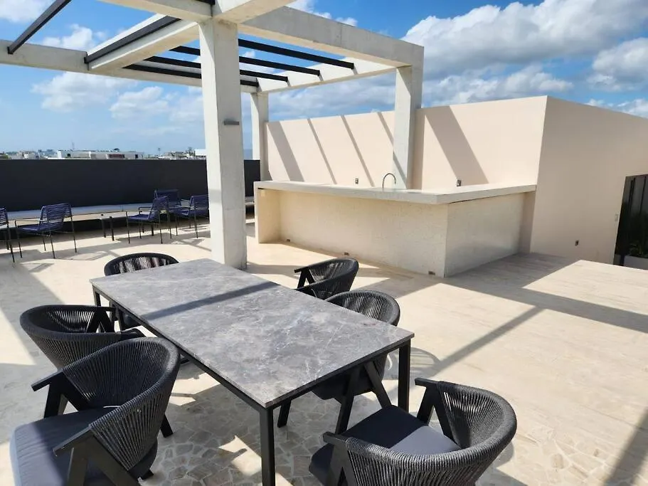 Lujoso Loft Nuevo Con Vista Al Mar Y Rooftop Pool Playa del Carmen