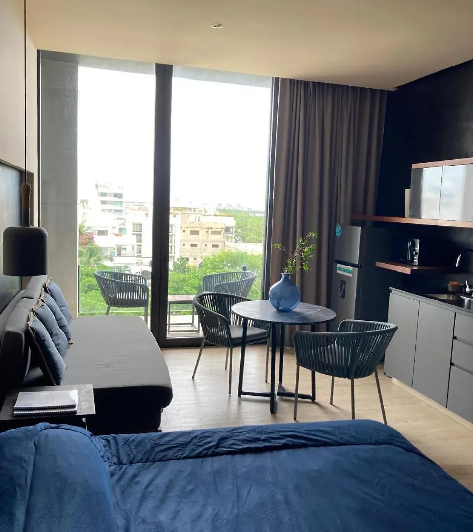 Lujoso Loft Nuevo Con Vista Al Mar Y Rooftop Pool Playa del Carmen 0*,